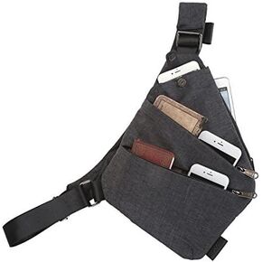 حقيبة FALETO مضادة للسرقة للرجال والنساء، حقيبة ظهر كتف مخفية للأمان على الصدر in Kuwait