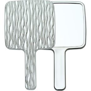 مرآة مكياج محمولة من JDPEYI للعناية بالوجه، مرآة صالون التجميل، مرآة محمولة ولطيفة للحلاقة بمقبض in Kuwait