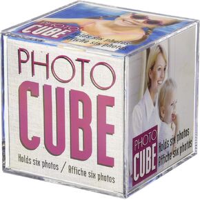 Lucite desktop cube photo frame for 6 photos - 3.5x3.5 in Saudi Arabia