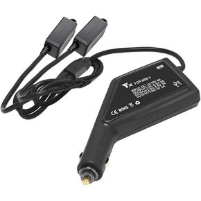 AIROKA Mini 3 Pro Car Charger 2 Batteries Fast Charging Hub ( Can Charge 2 Batteries at The Same time,2453mAh About 60 Minutes, 3850mAh About 90 Minutes) in Kuwait