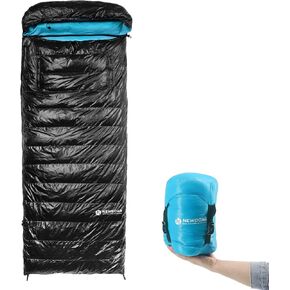NewDoar Urltra-Light Camping Sleeping Bag 800FP White Goose Sown Spring Summer Outdoor Autumn Mummy Sleeping Bag for Hiking Tent