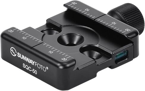 SUNWAYFOTO SQC-50 50mm Universal Arca Swiss Clamp Compatible Tripods and 17S Bipods in Saudi Arabia