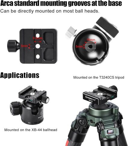 SUNWAYFOTO SQC-50 50mm Universal Arca Swiss Clamp Compatible Tripods and 17S Bipods in Saudi Arabia