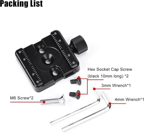 SUNWAYFOTO SQC-50 50mm Universal Arca Swiss Clamp Compatible Tripods and 17S Bipods in Saudi Arabia