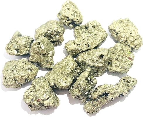 crystalmiracle Golden Pyrite Single Piece Rock Crystal Healing Reiki FENG Shui Home Office Gift Psychic Energy Meditation Health Wealth Luck Deflector Metaphysical Gemstone Spiritual Fear in Saudi Arabia