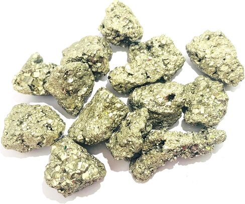 crystalmiracle Golden Pyrite Single Piece Rock Crystal Healing Reiki FENG Shui Home Office Gift Psychic Energy Meditation Health Wealth Luck Deflector Metaphysical Gemstone Spiritual Fear in Saudi Arabia