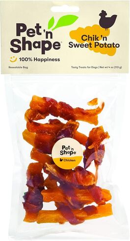 بطاطا حلوة من بت آند شيب - حلوى طبيعية للكلاب، دجاج، 4 أونصة، 11204 in Kuwait