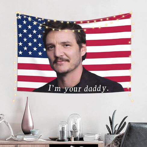 NYRZT American Flag Tapestry, Humorous Tapestry, Poster Tapestry, Suitable for Dormitories, Living Rooms, Bedrooms Decor 60x50 inches in Saudi Arabia