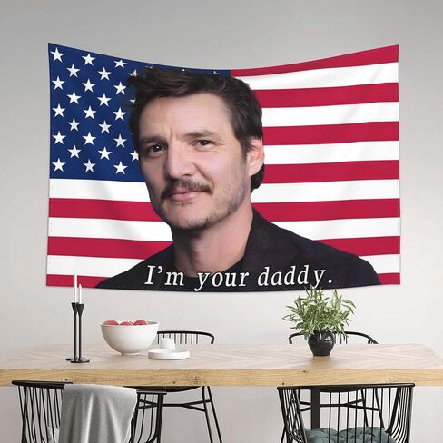 NYRZT American Flag Tapestry, Humorous Tapestry, Poster Tapestry, Suitable for Dormitories, Living Rooms, Bedrooms Decor 60x50 inches in Saudi Arabia