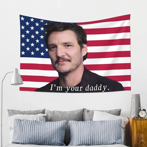 NYRZT American Flag Tapestry, Humorous Tapestry, Poster Tapestry, Suitable for Dormitories, Living Rooms, Bedrooms Decor 60x50 inches in Saudi Arabia