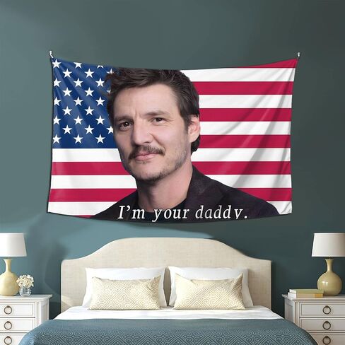 NYRZT American Flag Tapestry, Humorous Tapestry, Poster Tapestry, Suitable for Dormitories, Living Rooms, Bedrooms Decor 60x50 inches in Saudi Arabia
