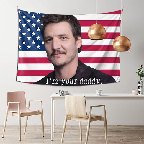 NYRZT American Flag Tapestry, Humorous Tapestry, Poster Tapestry, Suitable for Dormitories, Living Rooms, Bedrooms Decor 60x50 inches in Saudi Arabia