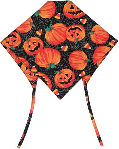 3 PCS/Pack Halloween Dog Bandana Pumpkin Reversible Triangle Bibs Scarf Accessories for Dogs Cats Pets Large in Kuwait