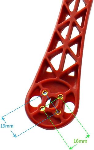 QWinOut F450 Drone Frame Kit 4-Axis Airframe 450mm Quadcopter Frame Kit with Landing Skid Gear in Saudi Arabia