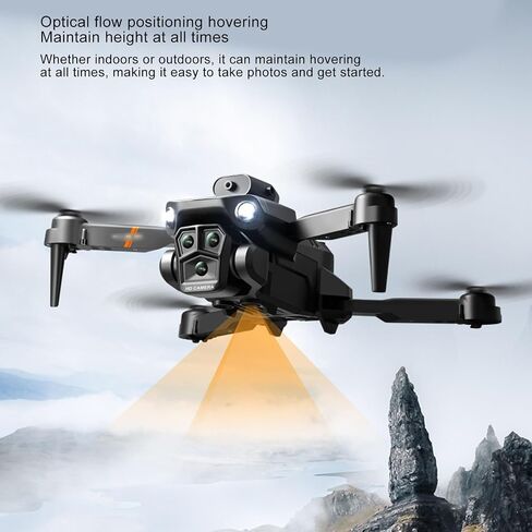 طائرة بدون طيار Luqeeg K6 Max مع 3 كاميرات عالية الدقة، بطارية مدمجة، طائرة كوادكوبتر قابلة للطي لعمر 14 عامًا فما فوق، عرض في الوقت الحقيقي، تحوم لتحديد موضع التدفق البصري، تصوير مرشح الجمال in Saudi Arabia