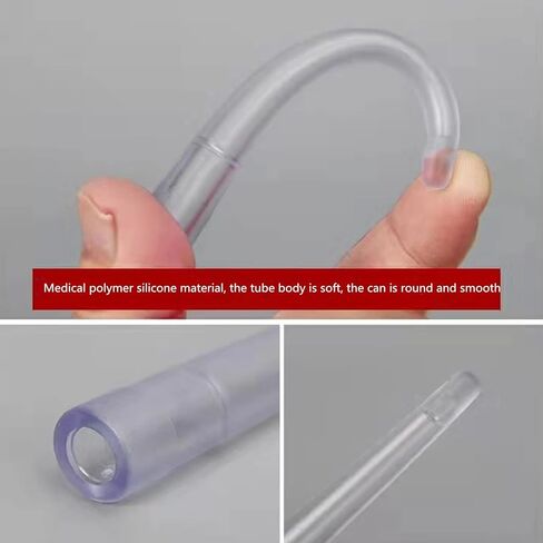 أنبوب حقنة شرجية بديلة للقسطرة، MTSXDYT 10 سم ملحقات استبدال حقنة شرجية لأنبوب القولون، نصائح حقنة شرجية ناعمة من الدرجة الطبية لتنظيف القولون، مرفق حقنة شرجية للاستعمال مرة واحدة (10 عبوات) in Kuwait