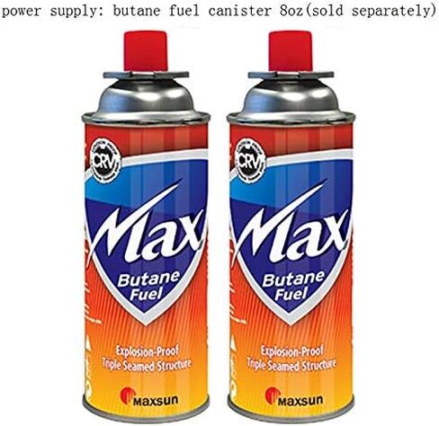 موقد غاز صغير محمول MS8000 من ماكسسون، 7172 وحدة حرارية بريطانية، تصميم مدمج مع حقيبة حمل in Kuwait