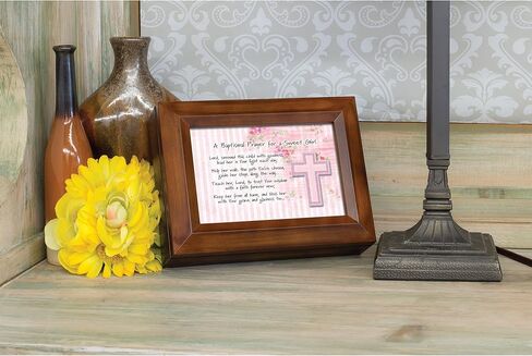 Cottage Garden Baptismal Prayer for a Sweet Girl Wood Finish Jewelry Music Box - Plays Tune You are My Sunshine in Saudi Arabia