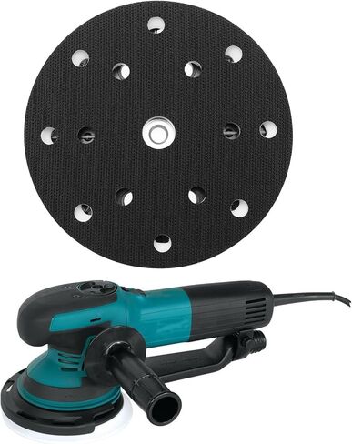Hook & Loop Backing Pad 6 Inch 150mm 15 Holes Compatible with Makita BO6050 BO6050J Random Orbital Sanders Polishing Disc Protective Pad Abrasive Tools in Kuwait
