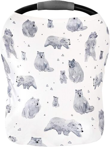 أغطية مقاعد السيارة للأطفال وغطاء للرضاعة من بوبي - نمط للجنسين ناعم وقابل للتمدد (بودي) in Kuwait