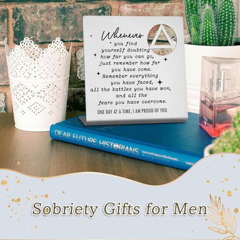 هدايا الرصانة للرجال، هدايا عيد ميلاد رصينة، هدايا الرصانة للنساء، هدايا التعافي AA، علامات الرصانة، هدايا رصينة، هدايا AA، هدايا التعافي للنساء والرجال، علامات زخرفية تحفيزية WDS2 in Kuwait