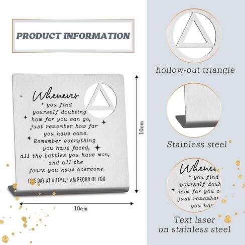 هدايا الرصانة للرجال، هدايا عيد ميلاد رصينة، هدايا الرصانة للنساء، هدايا التعافي AA، علامات الرصانة، هدايا رصينة، هدايا AA، هدايا التعافي للنساء والرجال، علامات زخرفية تحفيزية WDS2 in Kuwait