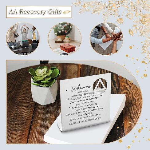 هدايا الرصانة للرجال، هدايا عيد ميلاد رصينة، هدايا الرصانة للنساء، هدايا التعافي AA، علامات الرصانة، هدايا رصينة، هدايا AA، هدايا التعافي للنساء والرجال، علامات زخرفية تحفيزية WDS2 in Kuwait