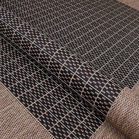 Couristan Recife Checkered Field Indoor/Outdoor Area Rug, 3'9" x 5'5", Natural-Green in Saudi Arabia