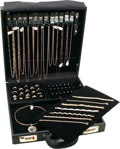 Large Jewelry Travel Attache Presentation Display Case in Saudi Arabia