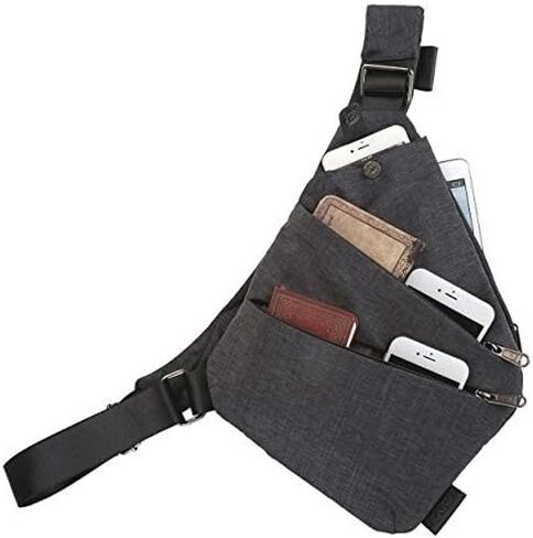 حقيبة FALETO مضادة للسرقة للرجال والنساء، حقيبة ظهر كتف مخفية للأمان على الصدر in Kuwait