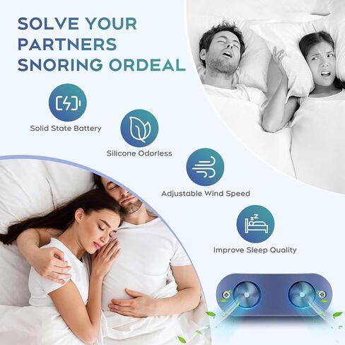 Anti Snoring Devices,snoring Solution,Effective Snoring Prevention, Adjustable and Breathable,Snoring Solution for Men and Women,Suitable for All Nose Shapes.blue-02 in Kuwait