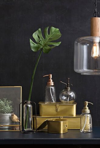 Square Decorative Metal Boxes with Gold Finish (Set of 3 Sizes) in Kuwait
