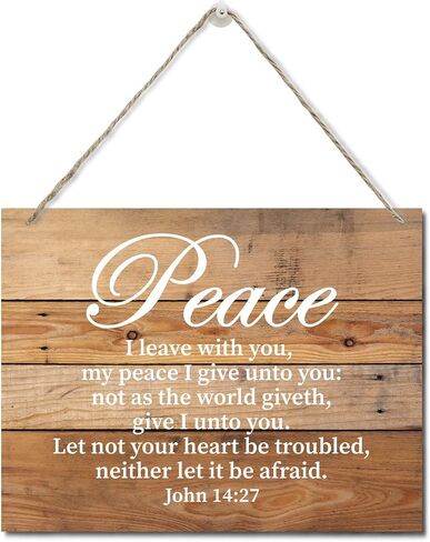 Numbers 6:24-26 Decor Sign, May The Lord Bless You and Protect You Scripture Sign, Hanging Printed Wall Plaque Wood Signs, Bible Verse Inspirational Decor Wall Art, Christian Gift 10X7.8inch in Kuwait