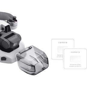 Tempered Films and Camera Lens Cover for DJI ​Mini 2 /Mini SE Gimbal Protector Kit: Camera Lens Cover Cap + Tempered Films (2 Sets) in Kuwait