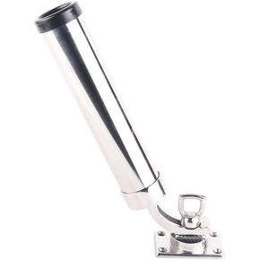 عمود صيد قابل للتعديل 360 درجة من FUTURUP حامل قضيب من الفولاذ المقاوم للصدأ حامل سطح جبل قاعدة مستطيلة للقارب البحرية اليخت RV in Kuwait