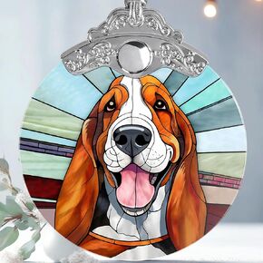 Jocidea Horse Ornaments Christmas, Horse Hanging Decorations, Horse Christmas Tree Ornaments, Stained Glass Ornament, Gifts for Horse Lovers, Holiday Decorations and Xmas Gifts Ideas