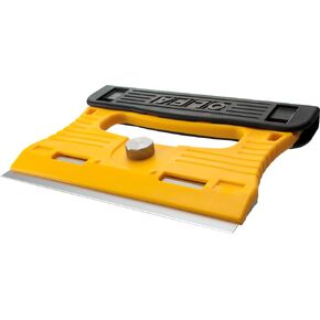 OLFA 120mm Multi Grip Razor Scraper (GSR-1/3B) - Stainless Steel Razor Blade Scraper Tool with Blade Guard & Non Slip Handle for Glass, Paint, Floors, Replacement Blades: OLFA 120mm GSB-1S Blades in Kuwait