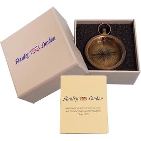 Personalized Antique Brass Pocket Compass Gifts | Engraved Compasses for Graduation, Him, Her, Husband, Dad, Son