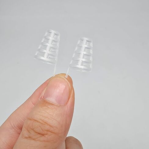 15 قطعة جهاز مكافحة الشخير مشبك الأنف سيليكون كتم موسعات الأنف لسدادة الشخير التنفس أجهزة مكافحة الشخير للرجال والنساء حل الشخير (شفاف) in Kuwait