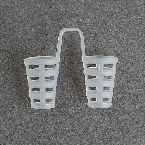 15 قطعة جهاز مكافحة الشخير مشبك الأنف سيليكون كتم موسعات الأنف لسدادة الشخير التنفس أجهزة مكافحة الشخير للرجال والنساء حل الشخير (شفاف) in Kuwait