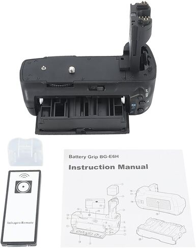 DSTE Replacement for Pro IR Remote BG-E6 BGE6 Vertical Battery Grip Compatible Canon EOS 5D Mark II 5D2 Camera as LP-E6 LP-E6N in Saudi Arabia
