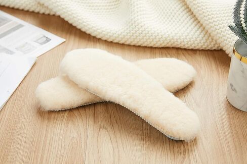 نعال داخلية بديلة من جلد الغنم للنساء من CLPP'LI (بيج، 6 M US) in Kuwait