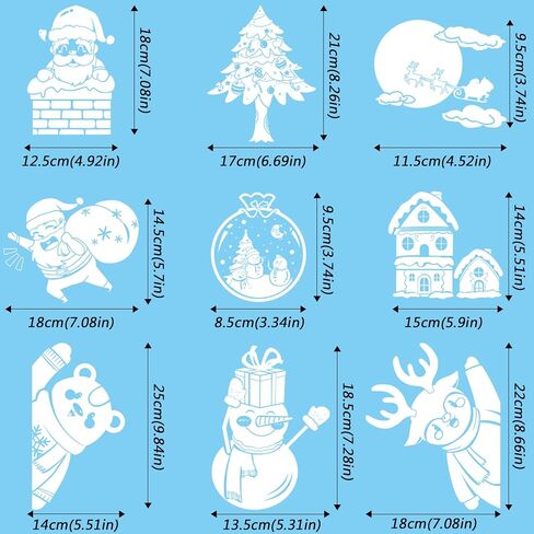 9 Sheets Fall Window Clings for Glass Windows, 85 PCS Gel Window Stickers with Truck Animals Maple Leaves Pumpkin, Double-Sided Thanksgiving Window Decals for Autumn Harvest Party Decor in Saudi Arabia