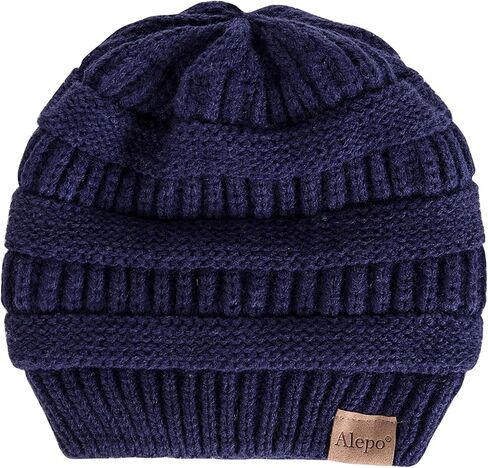 اليبو قبعة صغيرة مبطنة بالصوف، قبعة محبوكة دافئة للاطفال حديثي الولادة في الشتاء للاولاد والبنات, One Size in Kuwait