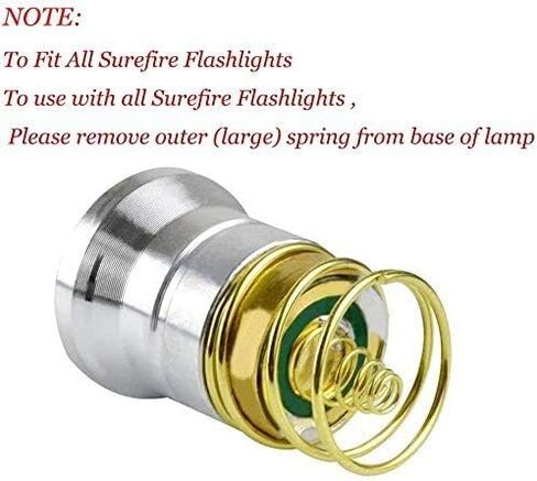 Ultra Bright L2 LED Bulb 2000 Lumen Drop-in P60 Design Module,Single Mode Flashlight Repair Replacement LED Bulb For C2 G2 Z2 6P 9P G3 S3 D2,2-Pack in Saudi Arabia