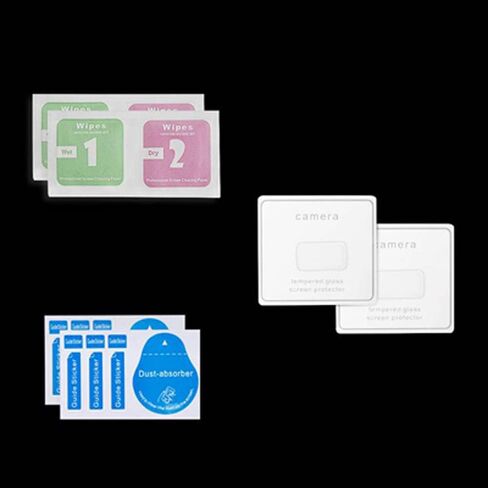 Tempered Films and Camera Lens Cover for DJI ​Mini 2 /Mini SE Gimbal Protector Kit: Camera Lens Cover Cap + Tempered Films (2 Sets) in Kuwait