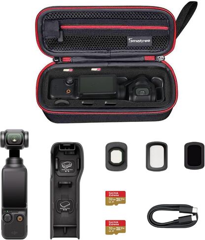 Smatree Hard Carrying Case Compatible with DJI Osmo Pocket 2/DJI Osmo Pocket (XS) in Saudi Arabia