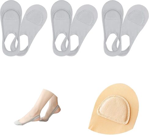 جورب JEVRKAPZ النسائي، جوارب على شكل كرة القدم وسائد مشط القدم لتخفيف تعب القدم، أحذية تتضمن جوارب مع حبال، وسائد لمقدمة القدم، وسادات جوارب مبطنة لتخفيف الألم in Kuwait