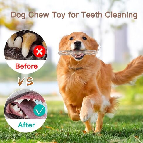 ألعاب مضغ متينة من ريفيفينو للمضغ العدواني، ألعاب تفاعلية للكلاب المتوسطة والكبيرة، ألعاب التسنين ومنظفات الأسنان، هدايا للكلاب. in Kuwait