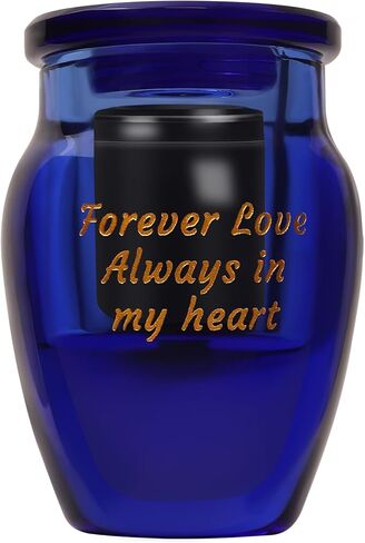 جرة صغيرة للرماد البشري - الجرار المزخرفة الكريستالية للذكور البالغين، حامل رماد تذكاري لجرة التذكار، الجرار الصغيرة لحرق الجنازة in Kuwait